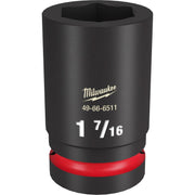 Milwaukee 49-66-6511 SHOCKWAVE Impact Duty 1-Inch Drive 1-7/16-Inch Deep 6 Point Socket
