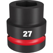 Milwaukee 49-66-6592 SHOCKWAVE Impact Duty 1-Inch Drive 27MM Standard 6 Point Socket
