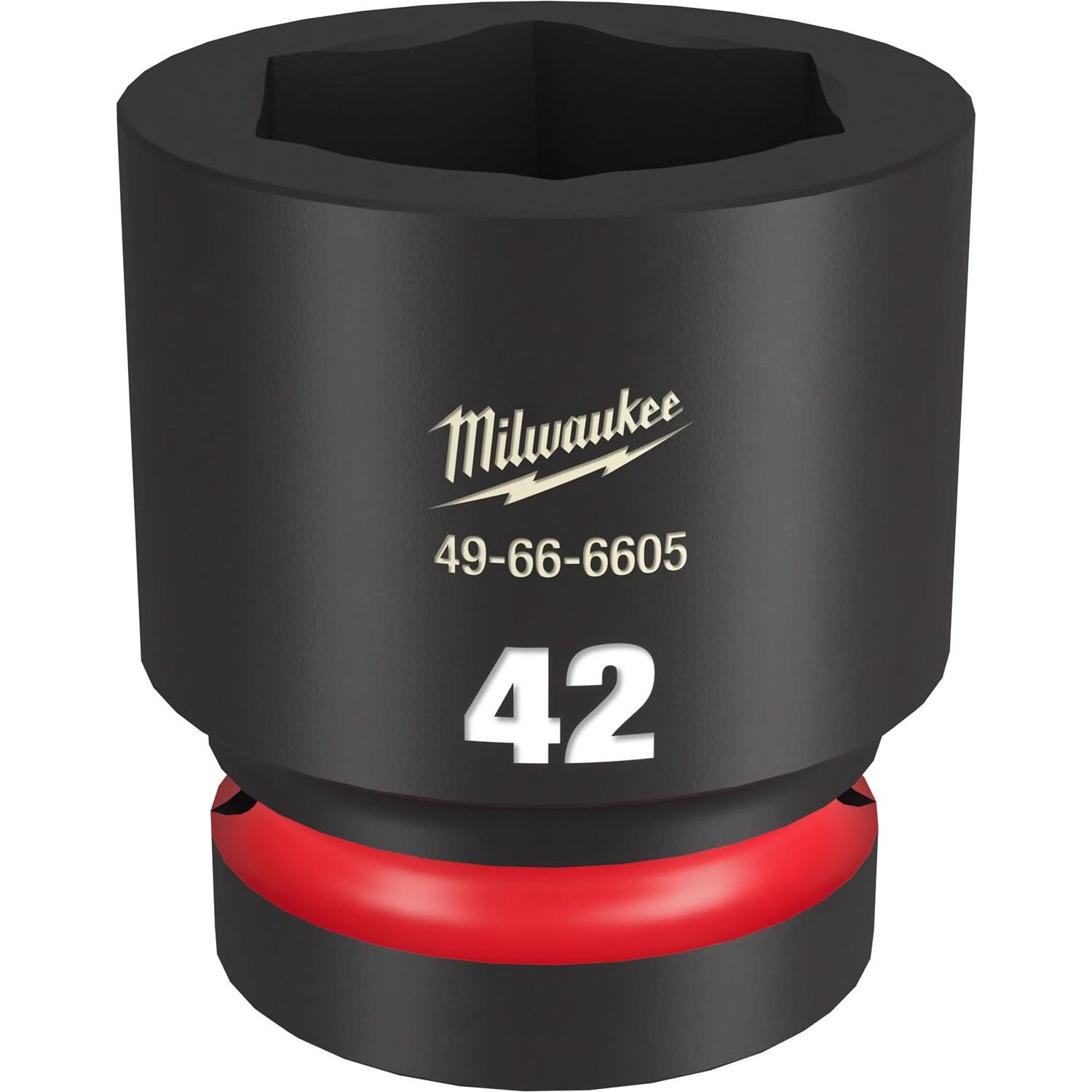 Milwaukee 49-66-6605 SHOCKWAVE Impact Duty 1-Inch Drive 42MM Standard 6 Point Socket
