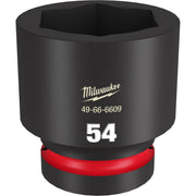 Milwaukee 49-66-6609 SHOCKWAVE Impact Duty 1-Inch Drive 54MM Standard 6 Point Socket