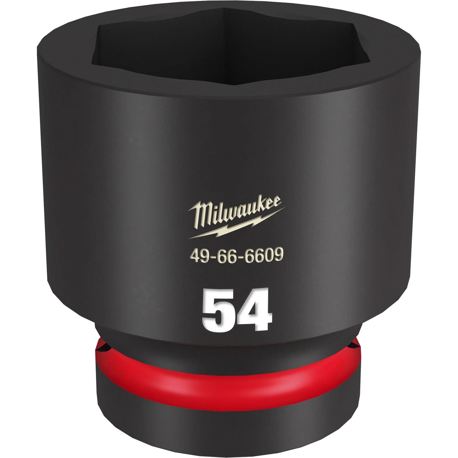 Milwaukee 49-66-6609 SHOCKWAVE Impact Duty 1-Inch Drive 54MM Standard 6 Point Socket