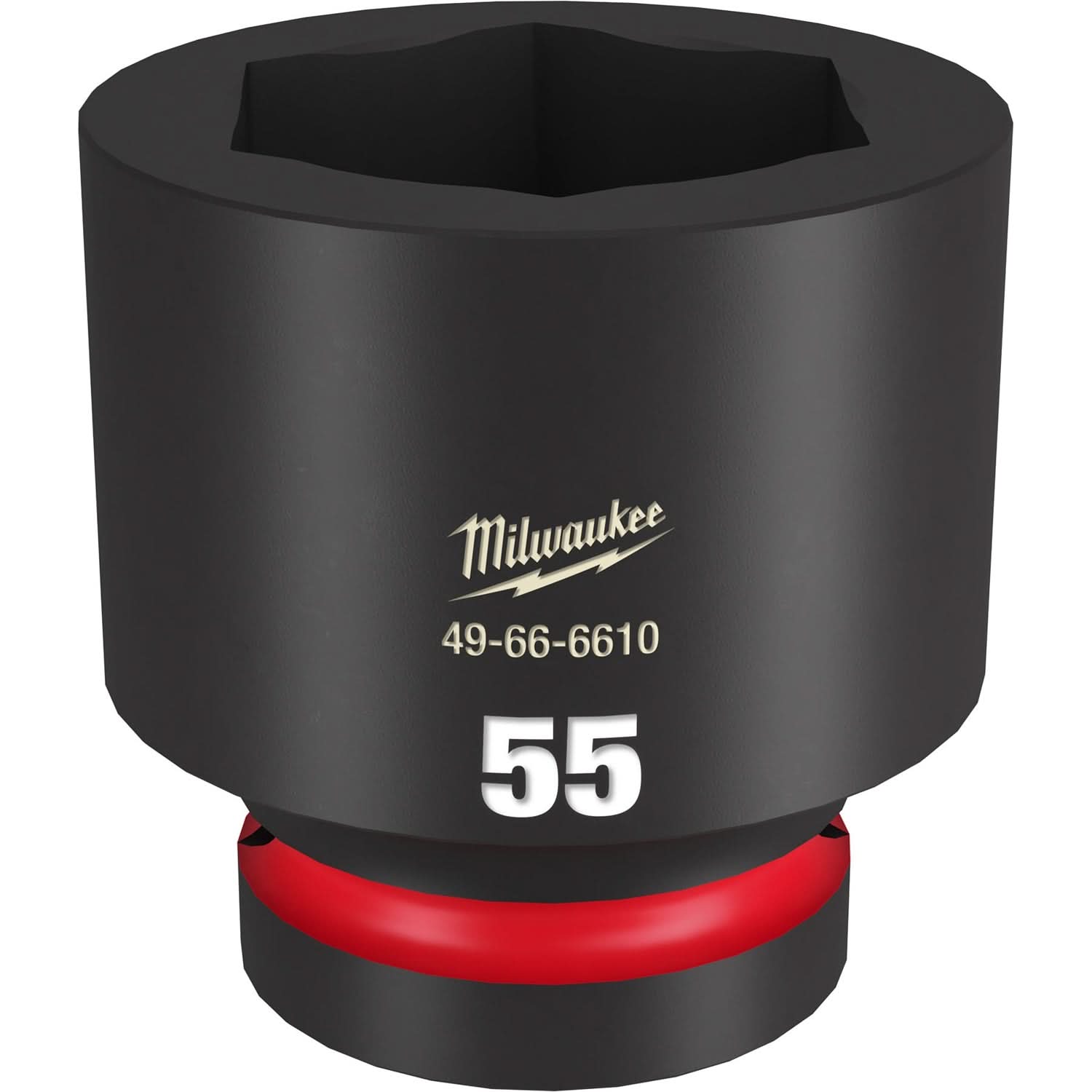 Milwaukee 49-66-6610 SHOCKWAVE Impact Duty 1-Inch Drive 55MM Standard 6 Point Socket