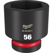 Milwaukee 49-66-6611 SHOCKWAVE Impact Duty 1-Inch Drive 56MM Standard 6 Point Socket