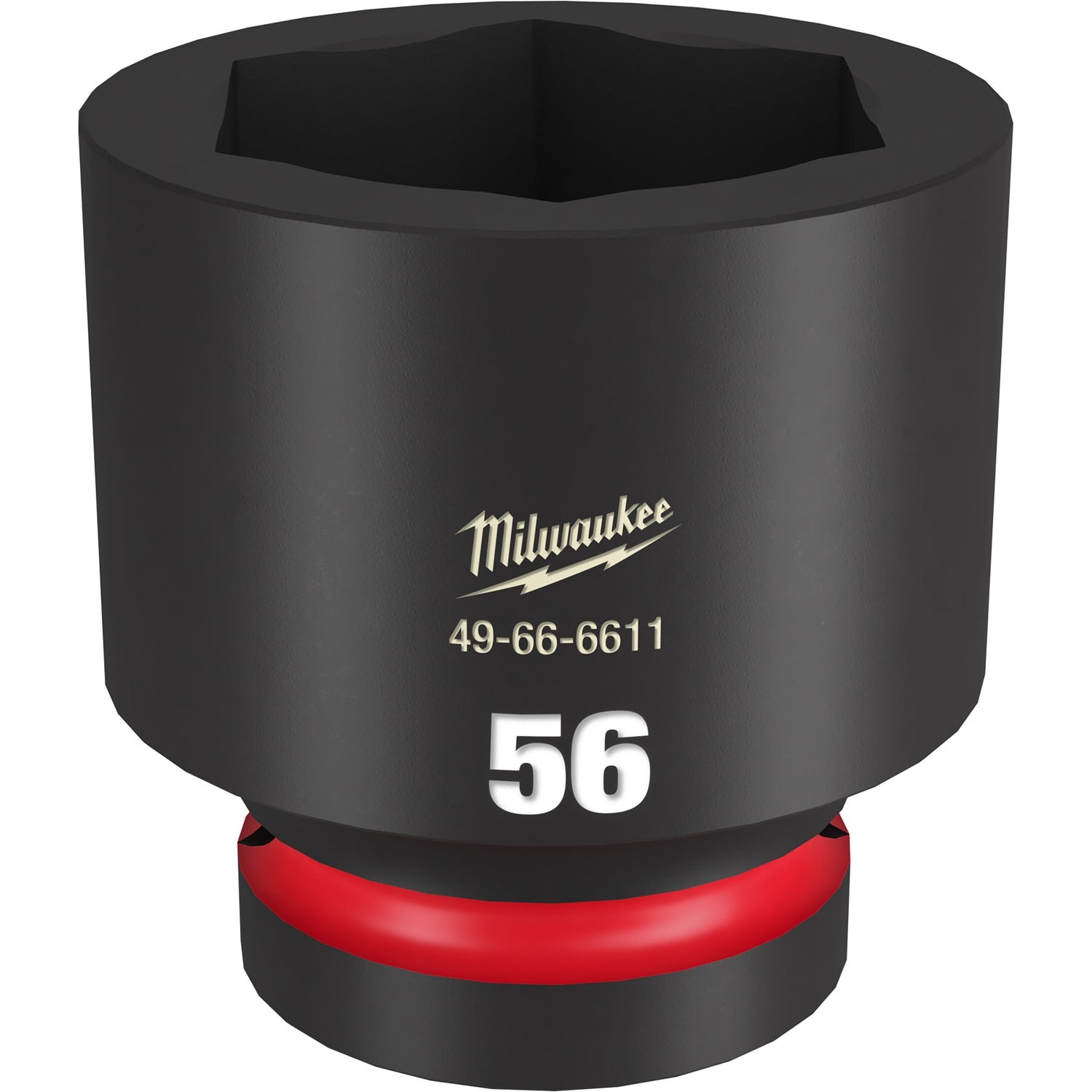 Milwaukee 49-66-6611 SHOCKWAVE Impact Duty 1-Inch Drive 56MM Standard 6 Point Socket
