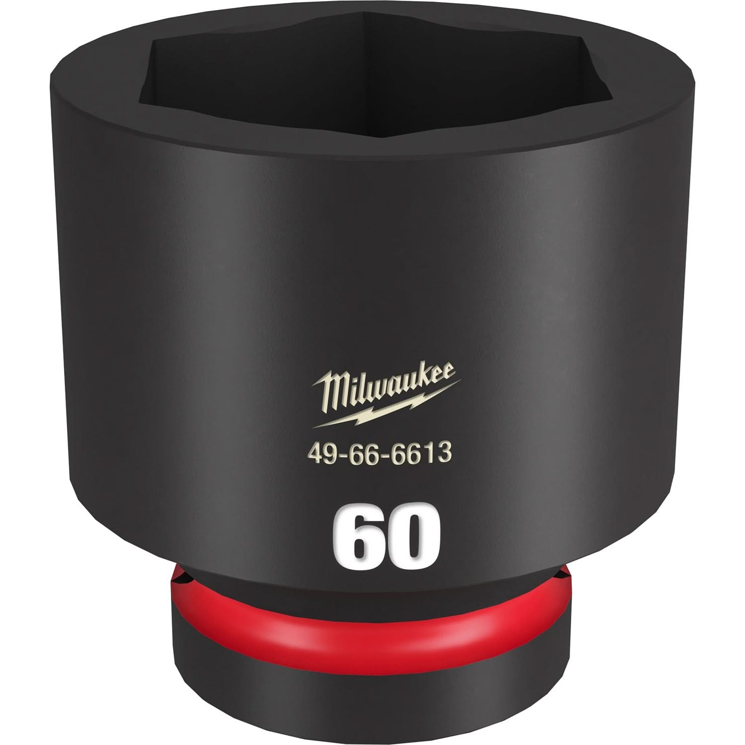 Milwaukee 49-66-6613 SHOCKWAVE Impact Duty 1-Inch Drive 60MM Standard 6 Point Socket