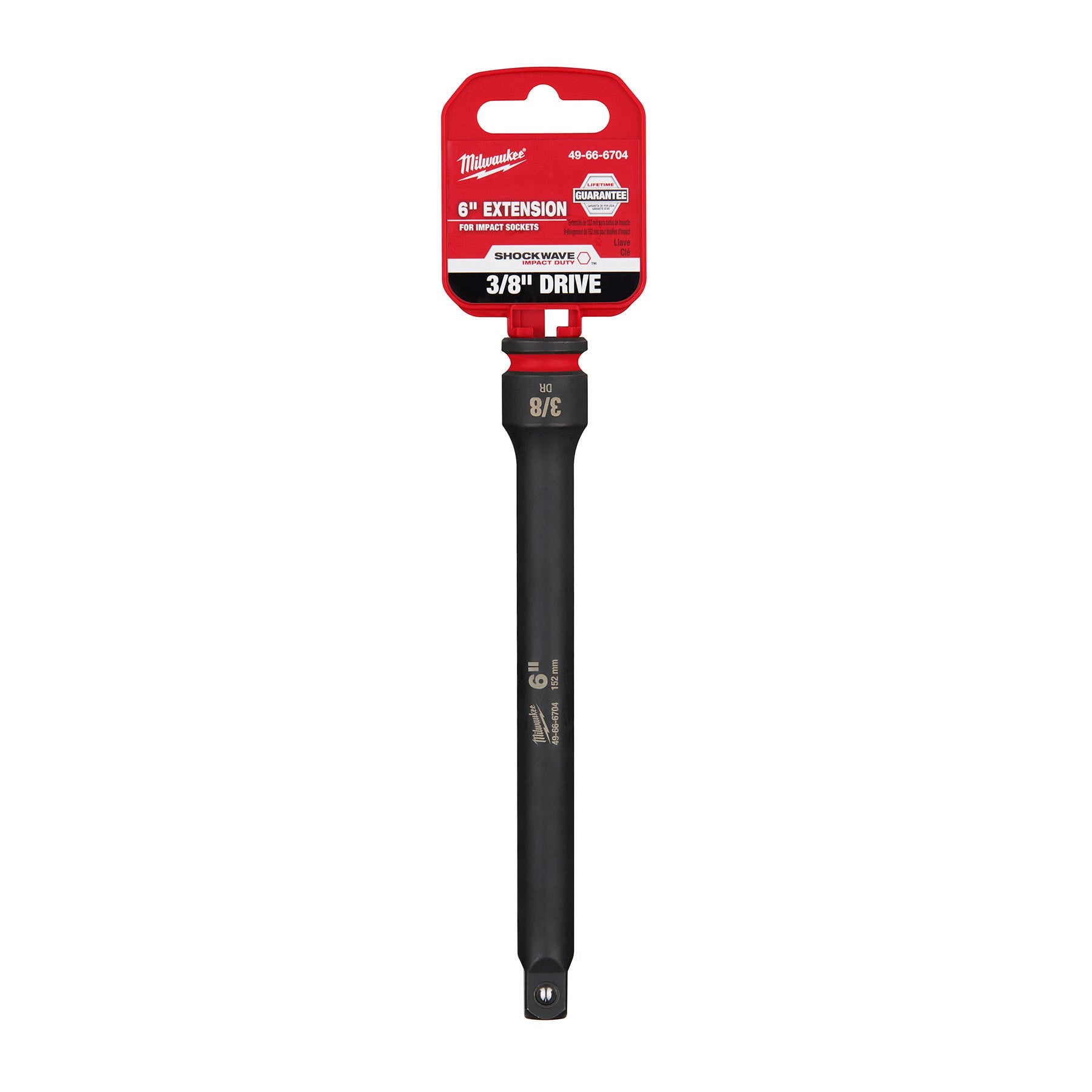Milwaukee 49-66-6704 SHOCKWAVE Impact Duty 3/8-Inch Drive 6-Inch Extension