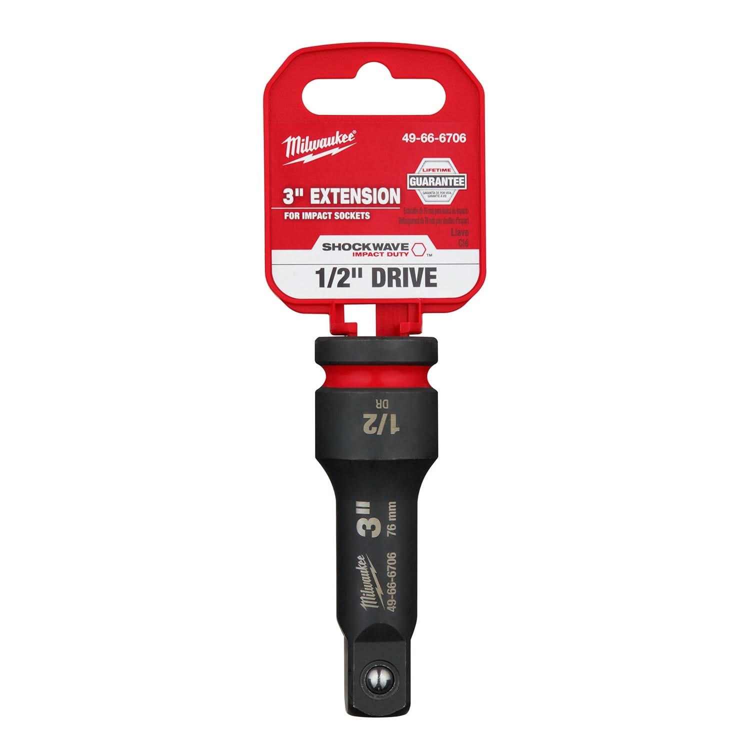 Milwaukee 49-66-6706 SHOCKWAVE Impact Duty 1/2-Inch Drive 3-Inch
