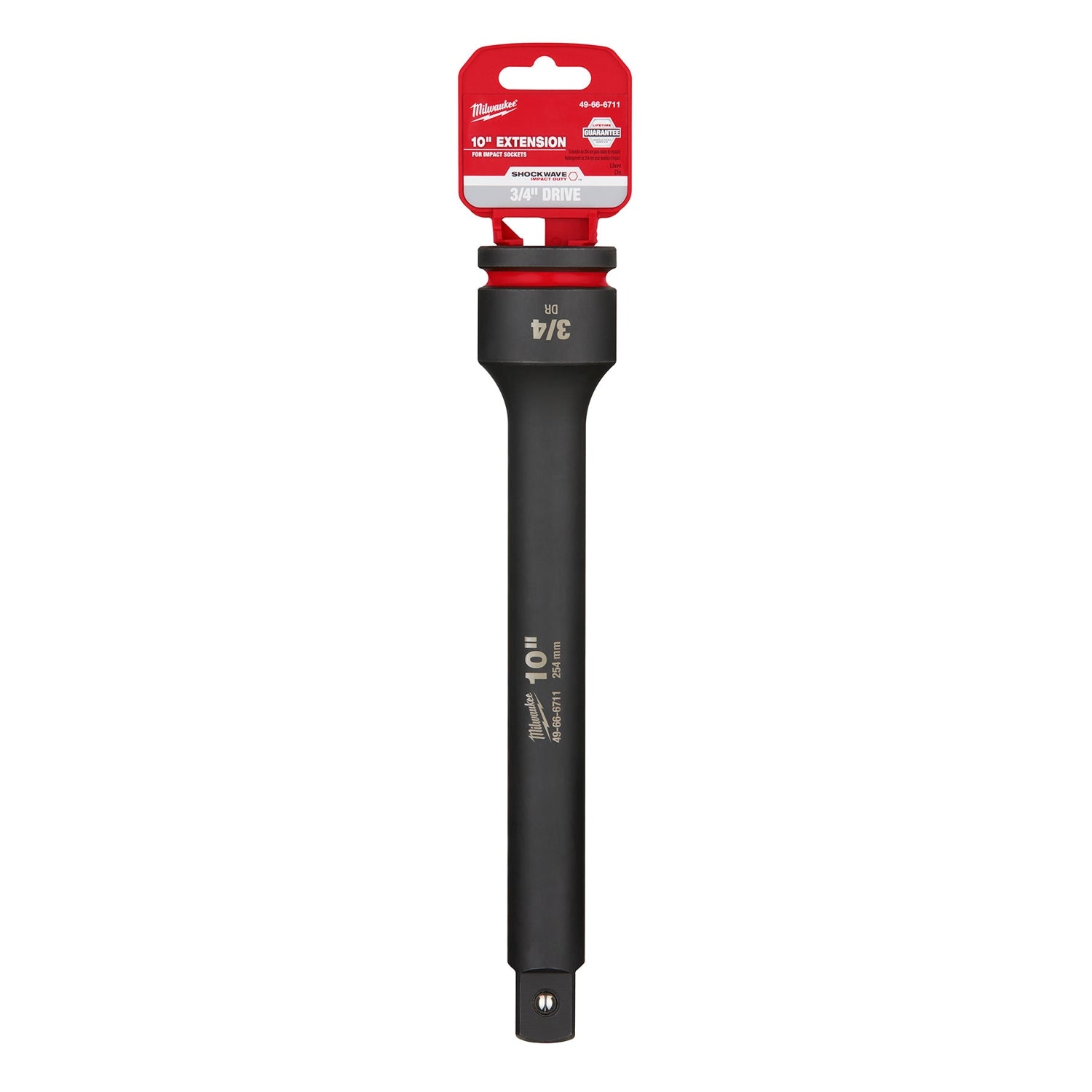 Milwaukee 49-66-6711 SHOCKWAVE Impact Duty 3/4-Inch Drive 10-Inch Extension