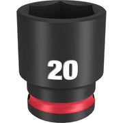 Milwaukee 49-66-6737 SHOCKWAVE Impact Duty 3/8-Inch Drive 20MM Standard 6 Point Socket