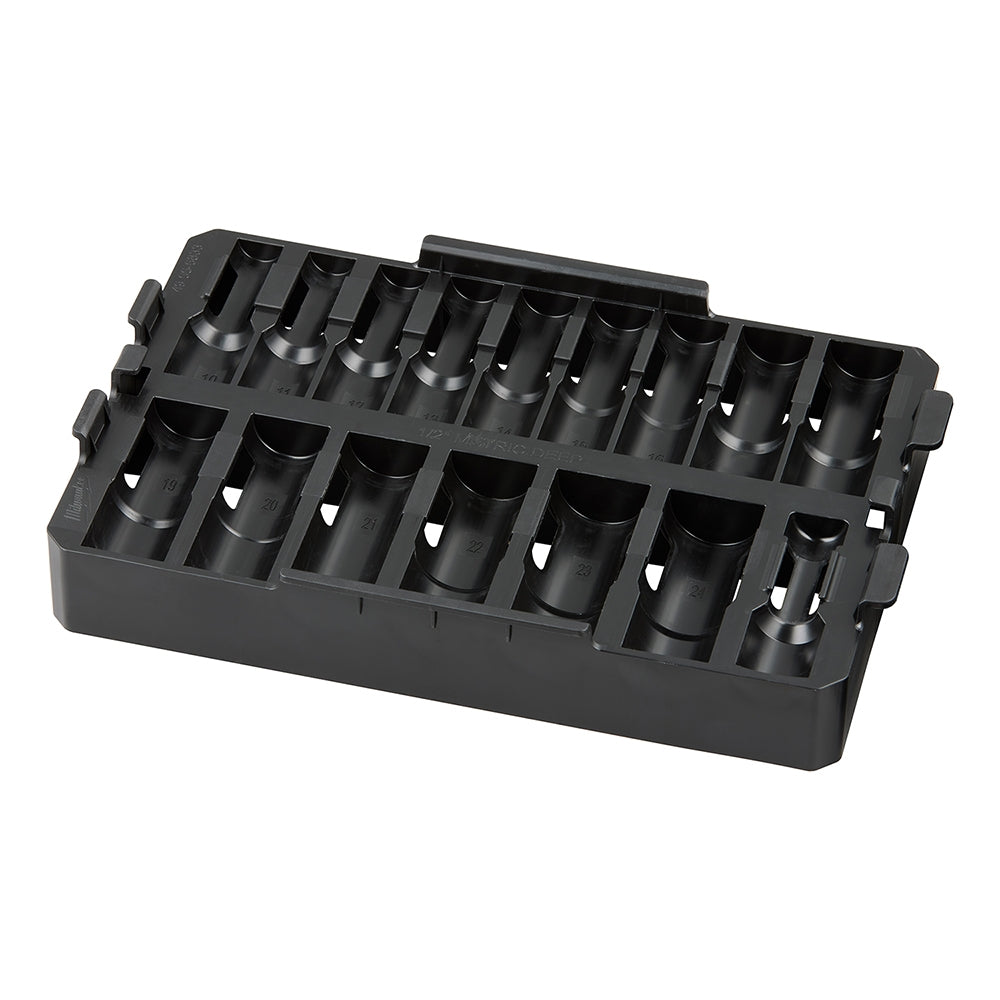 49-66-6833 Impact Socket 1/2" Dr 16PC MM TRAY ONLY