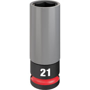 Milwaukee 49-66-7806 SHOCKWAVE Impact Duty 1/2 Drive 21MM Metric Lug Nut Wheel Socket