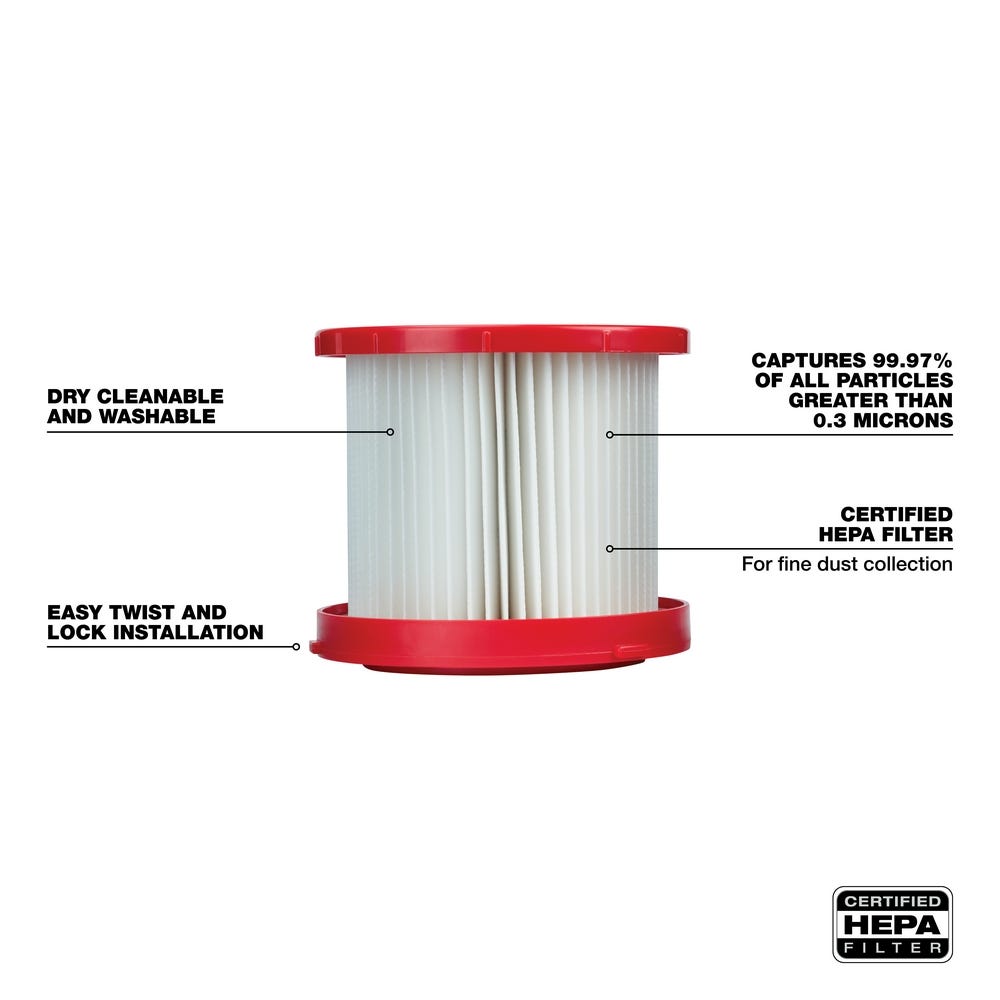 Milwaukee 49-90-1900 HEPA Filter