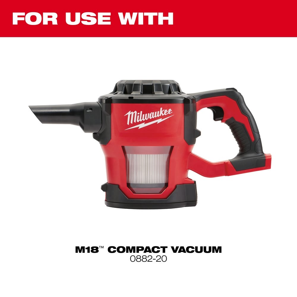 Milwaukee 49-90-1951 HEPA Dry Filter Kit, 2-Pieces