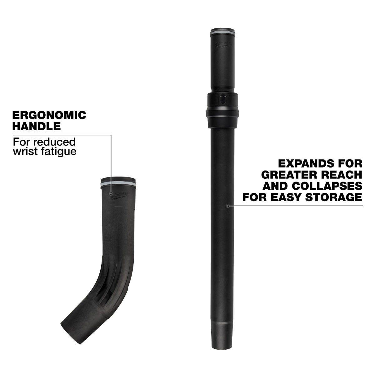 Milwaukee 49-90-1966 1-7/8" Telescoping Wand & Ergonomic Handle