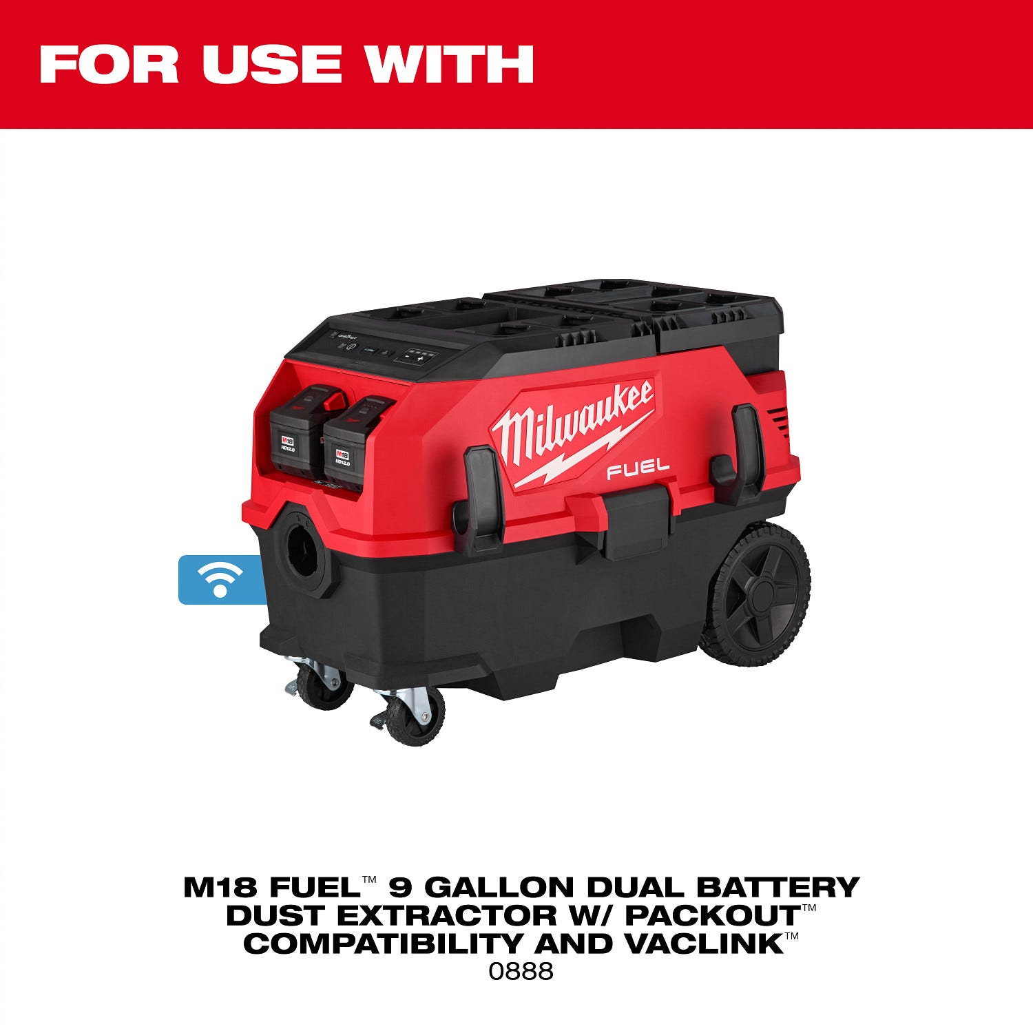 Milwaukee 49-90-1968 HEPA Filter (2PK)