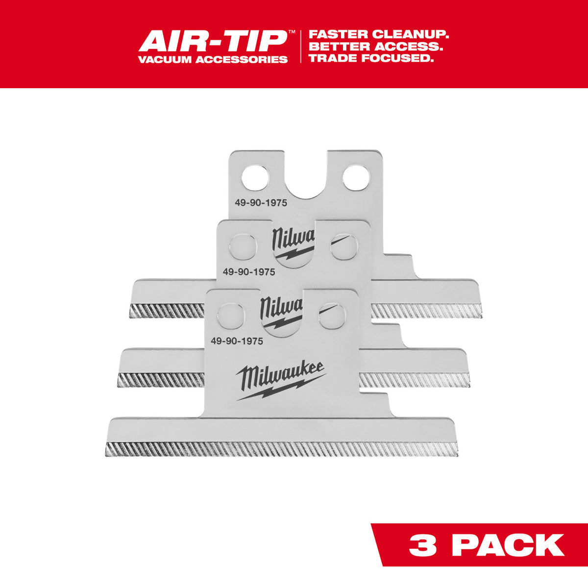 Milwaukee 49-90-1975 AIR-TIP Debris Scraper Blade 3-Pack