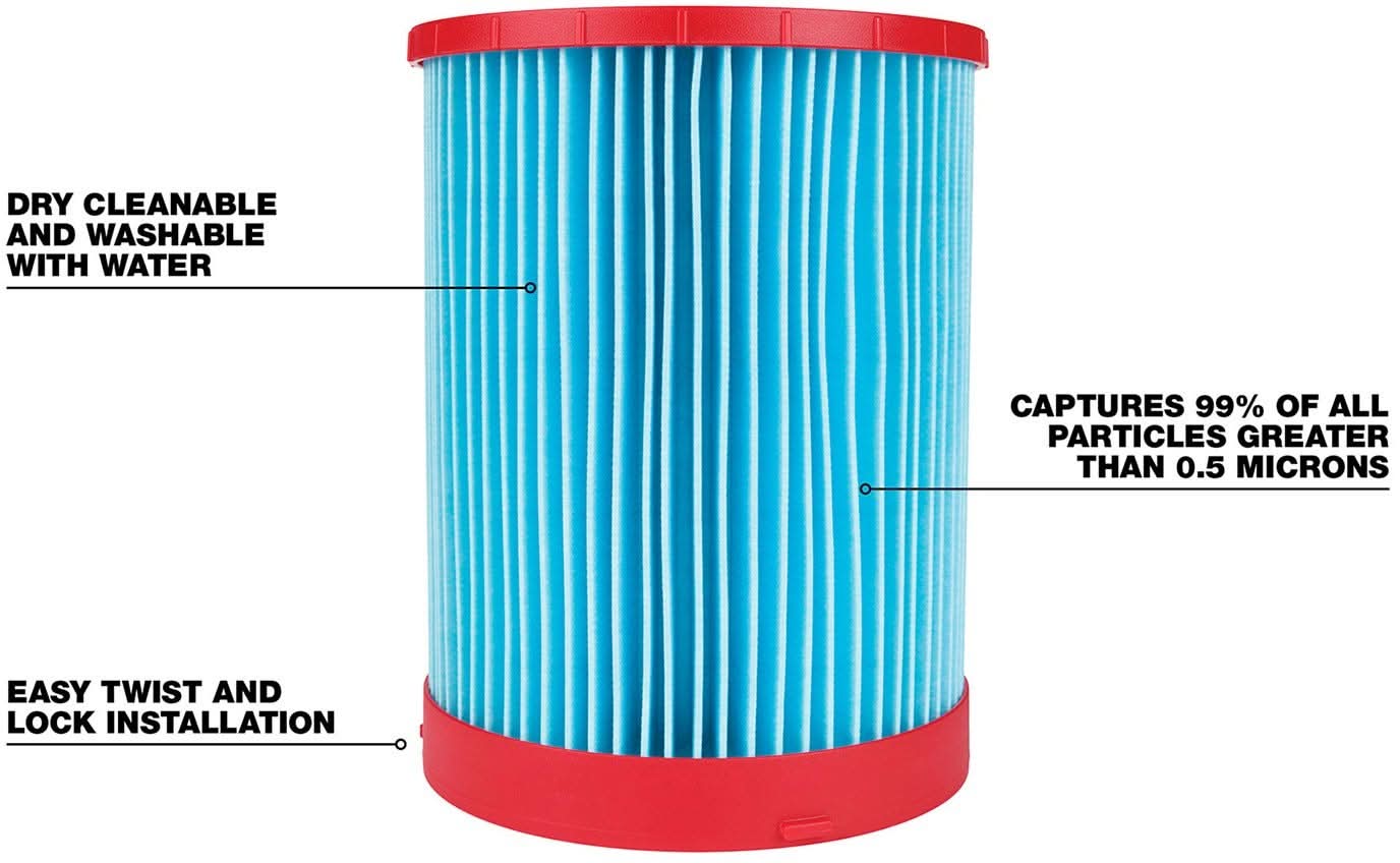 Milwaukee 49-90-1978 Large Wet/Dry Vacuum High Efficiency Filter