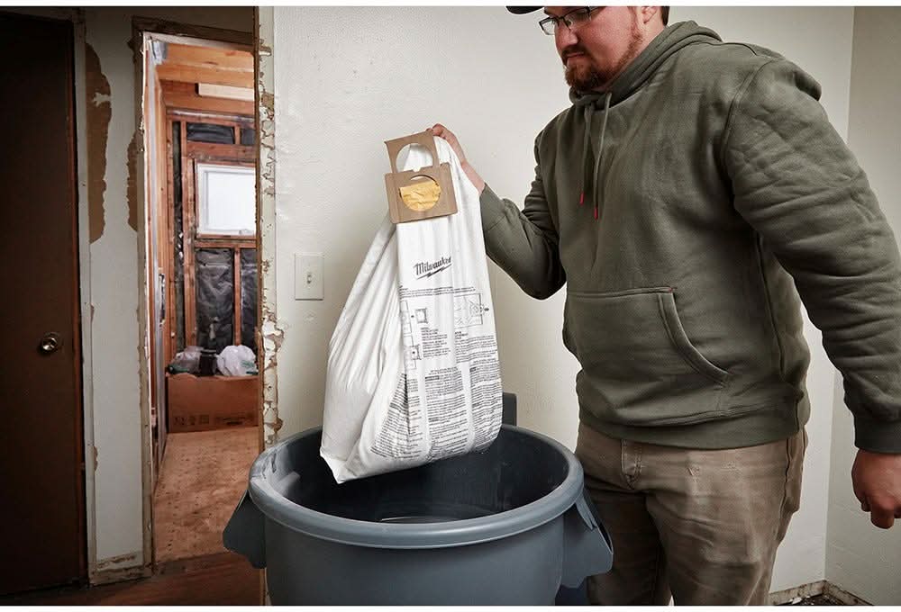 Milwaukee 49-90-1999 Fleece Dust Bags (5PK) - 12 Gallon