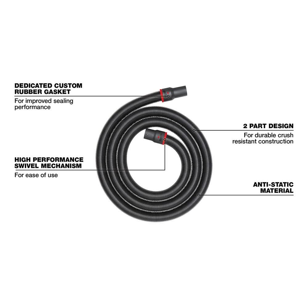 Milwaukee 49-90-2004 2-1/2-in X 16' Flexible Hose