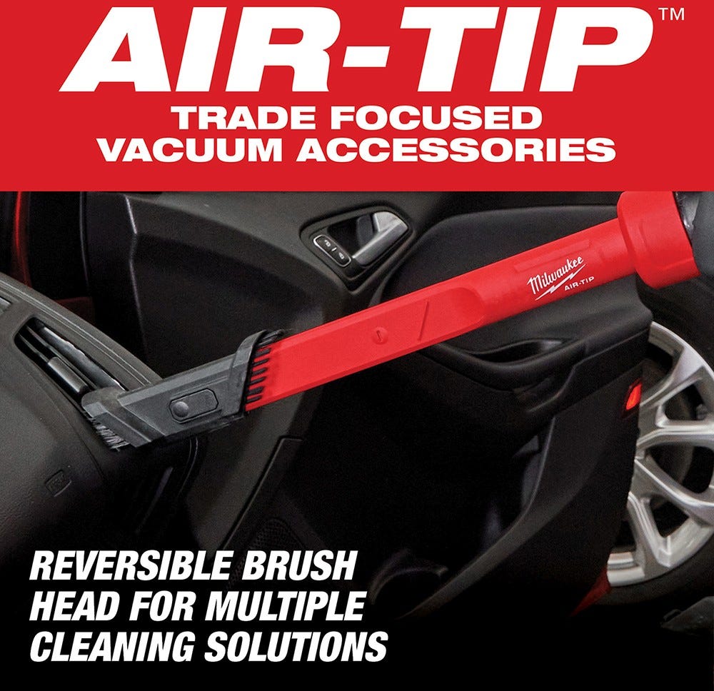 Milwaukee 49-90-2023 AIR-TIP 3-in-1 Crevice/Brush Tool Milwaukee 49-90-2023 AIR-TIP 3-in-1 Crevice/Brush Tool