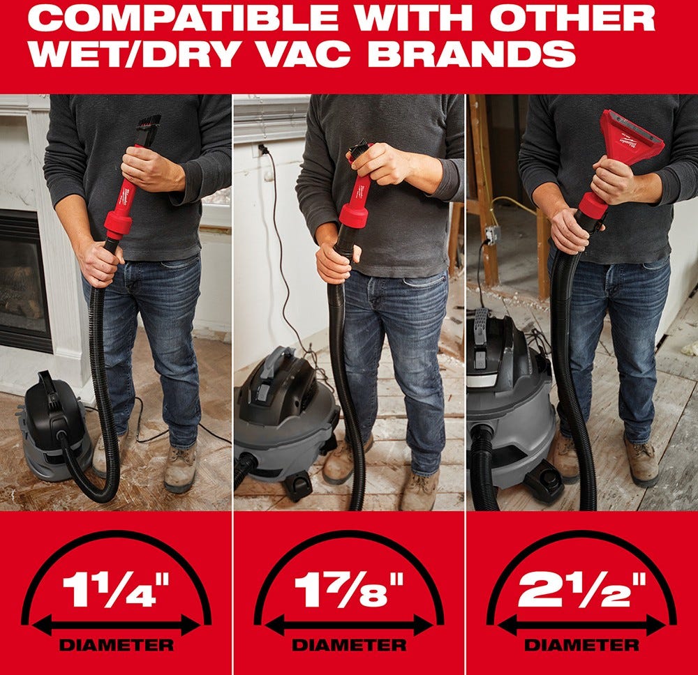Milwaukee 49-90-2019A AIR-TIP 3-Piece Automotive Vacuum Tool Kit