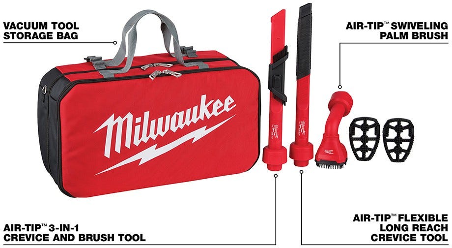 Milwaukee 49-90-2019A AIR-TIP 3-Piece Automotive Vacuum Tool Kit