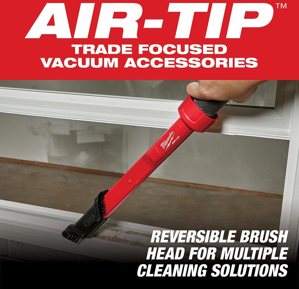 Milwaukee 49-90-2023 AIR-TIP 3-in-1 Crevice and Brush Tool