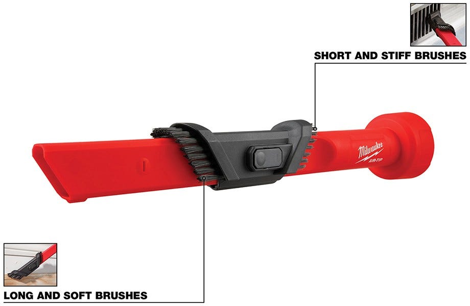 Milwaukee 49-90-2023 AIR-TIP 3-in-1 Crevice and Brush Tool