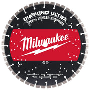 Milwaukee 49-93-7535 12" DIAMOND ULTRA Segmented Turbo, General Purpose Diamond Blade