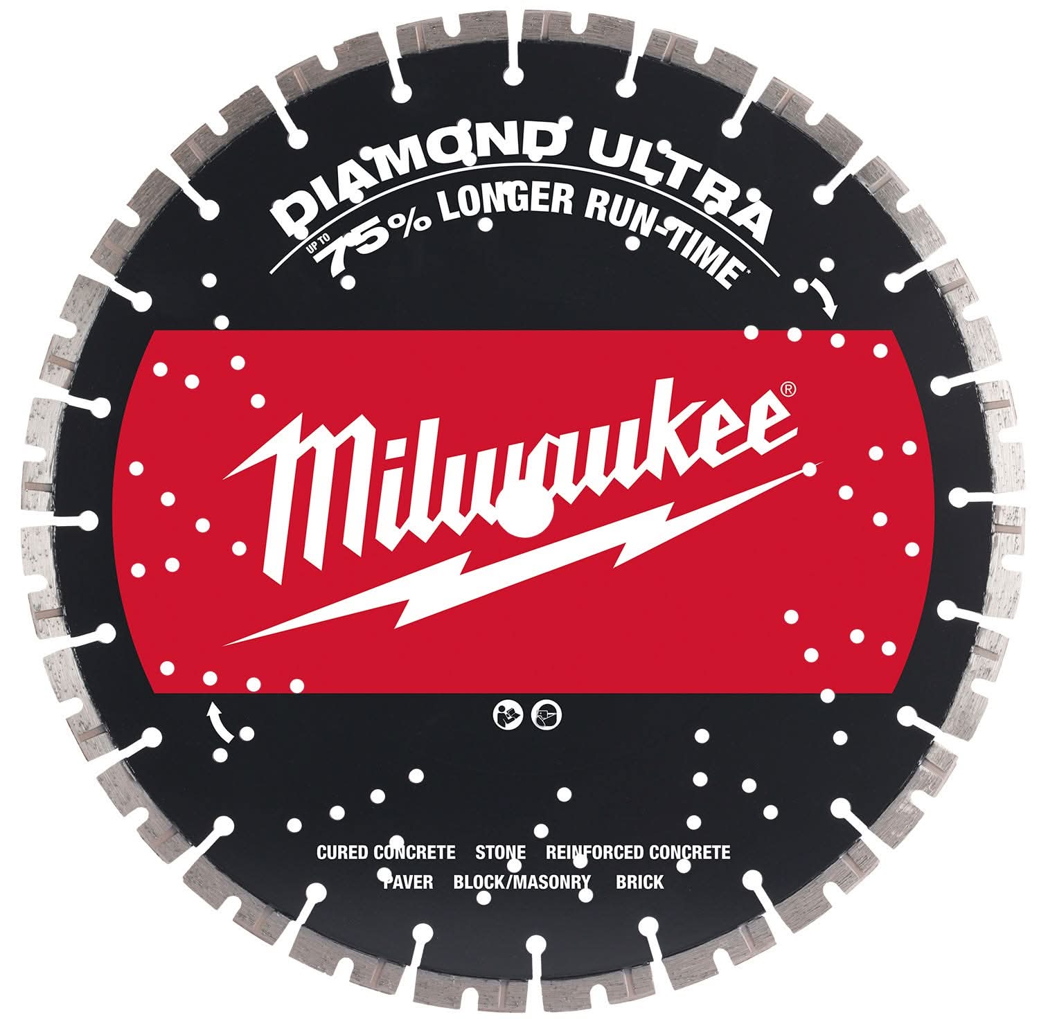 Milwaukee 49-93-7540 14" DIAMOND ULTRA Segmented Turbo, General Purpose Diamond Blade