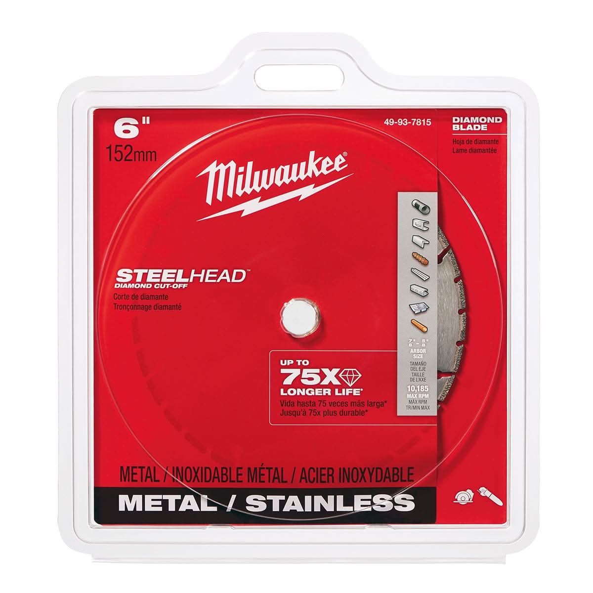 Milwaukee 49-93-7815 6" SteelHead Diamond Cut-Off