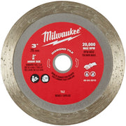 Milwaukee 49-94-3010 3" Diamond Tile Blade