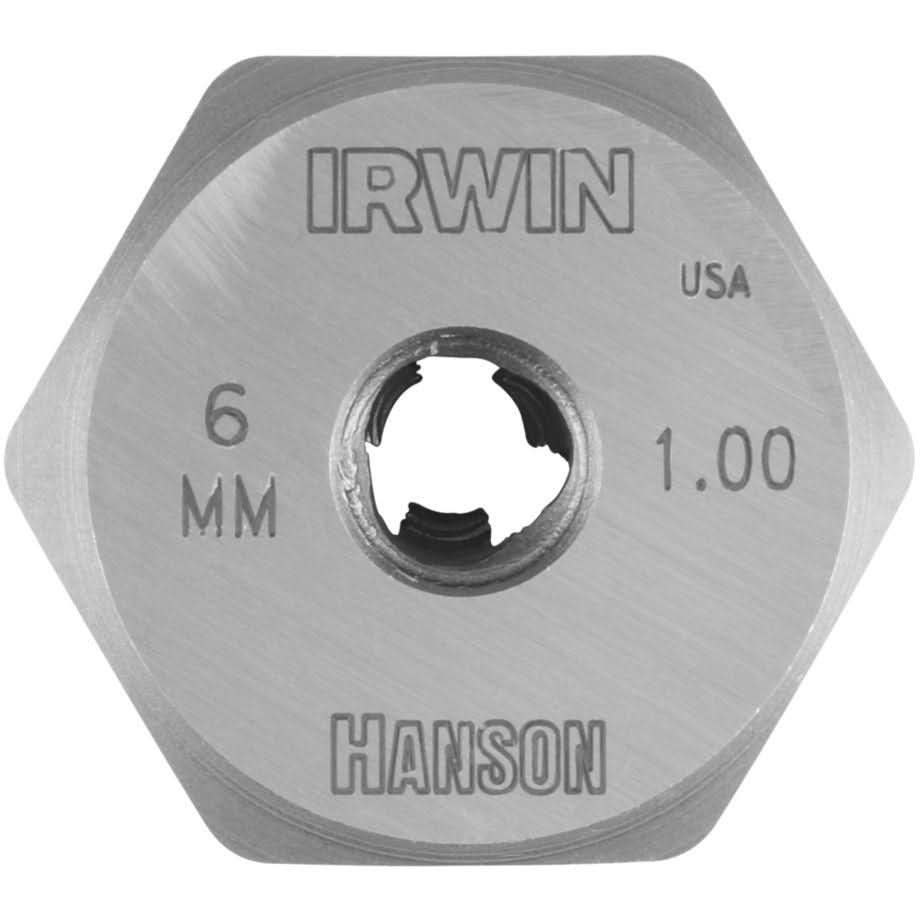 Irwin 4935040 HANSON Self-Aligning Metric Die HCS 6mm - 1