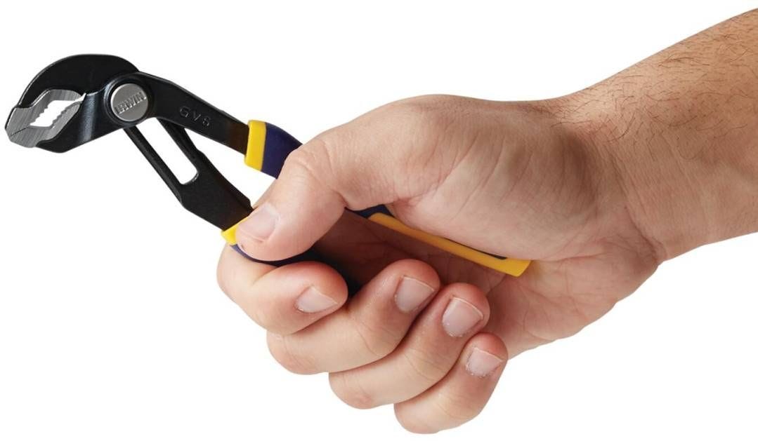 Irwin 4935351 VISE-GRIP Tools GrooveLock Pliers V-Jaw 6-in.
