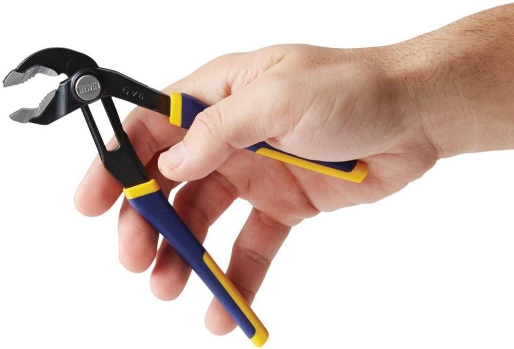 Irwin 4935351 VISE-GRIP Tools GrooveLock Pliers V-Jaw 6-in.