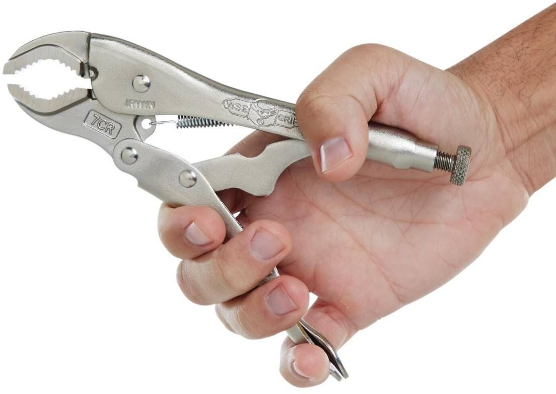 Irwin 4935578 VISE-GRIP Original 7CR Curved-Jaw Locking Pliers 7-in.