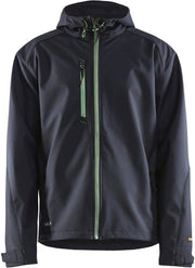 Blaklader 49392517 Pro Softshell Jacket, Dark Navy / Green