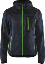 Blaklader 49402117 Knitted Jacket, Dark Navy / Green