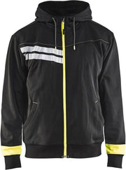 Blaklader 49582526 Visibility Hooded Sweatshirt, High-Visibility Yellow / Black
