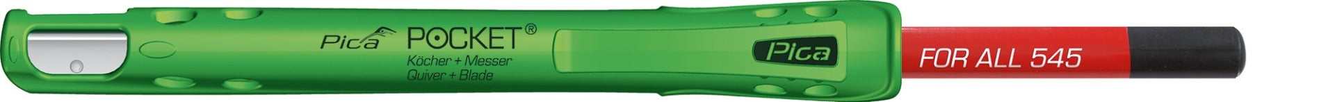 Pica 505/01 POCKET Quiver / Sharpener with One Carpenter Pencil