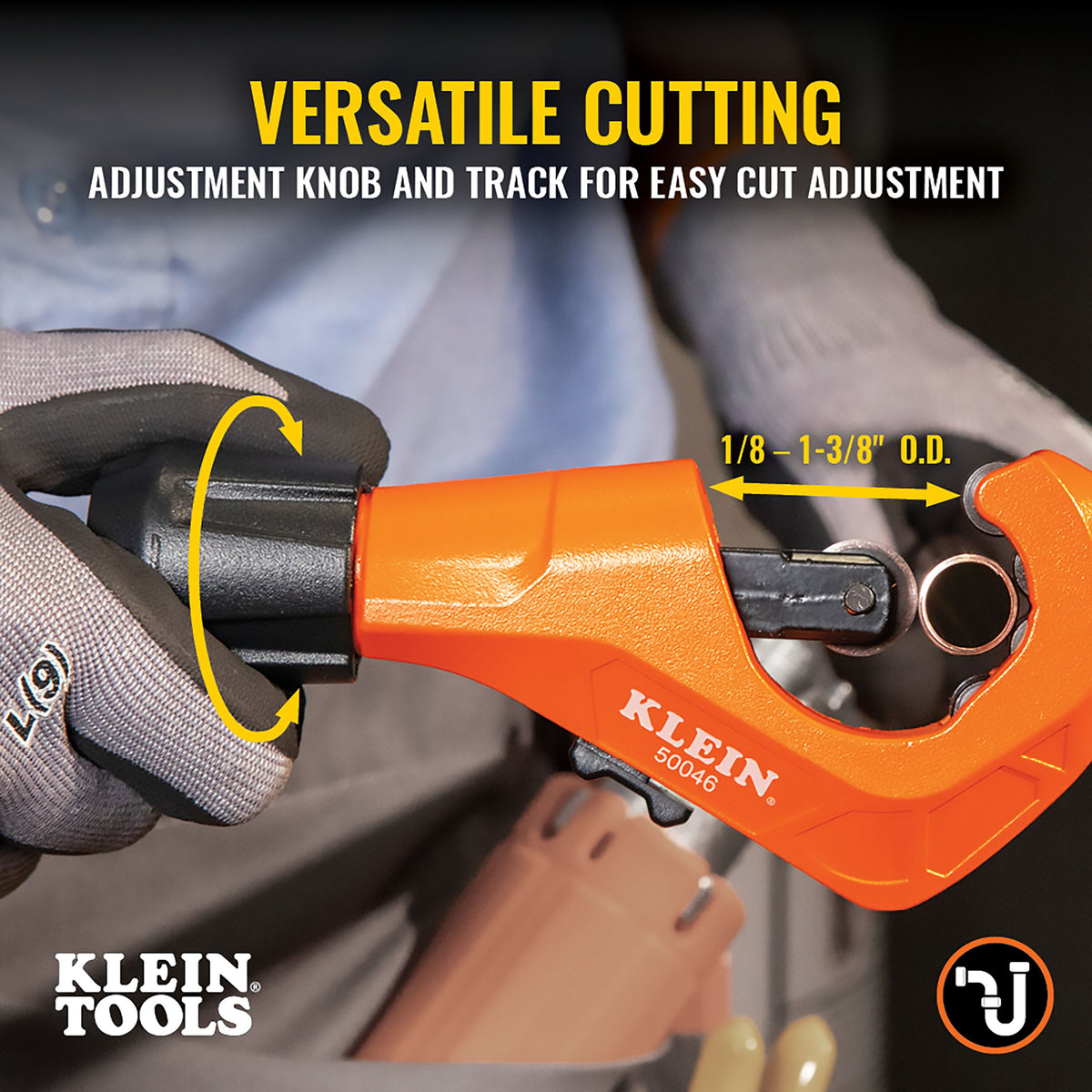 Klein 1-3/8-in. constant swing tubing cutter - view 9