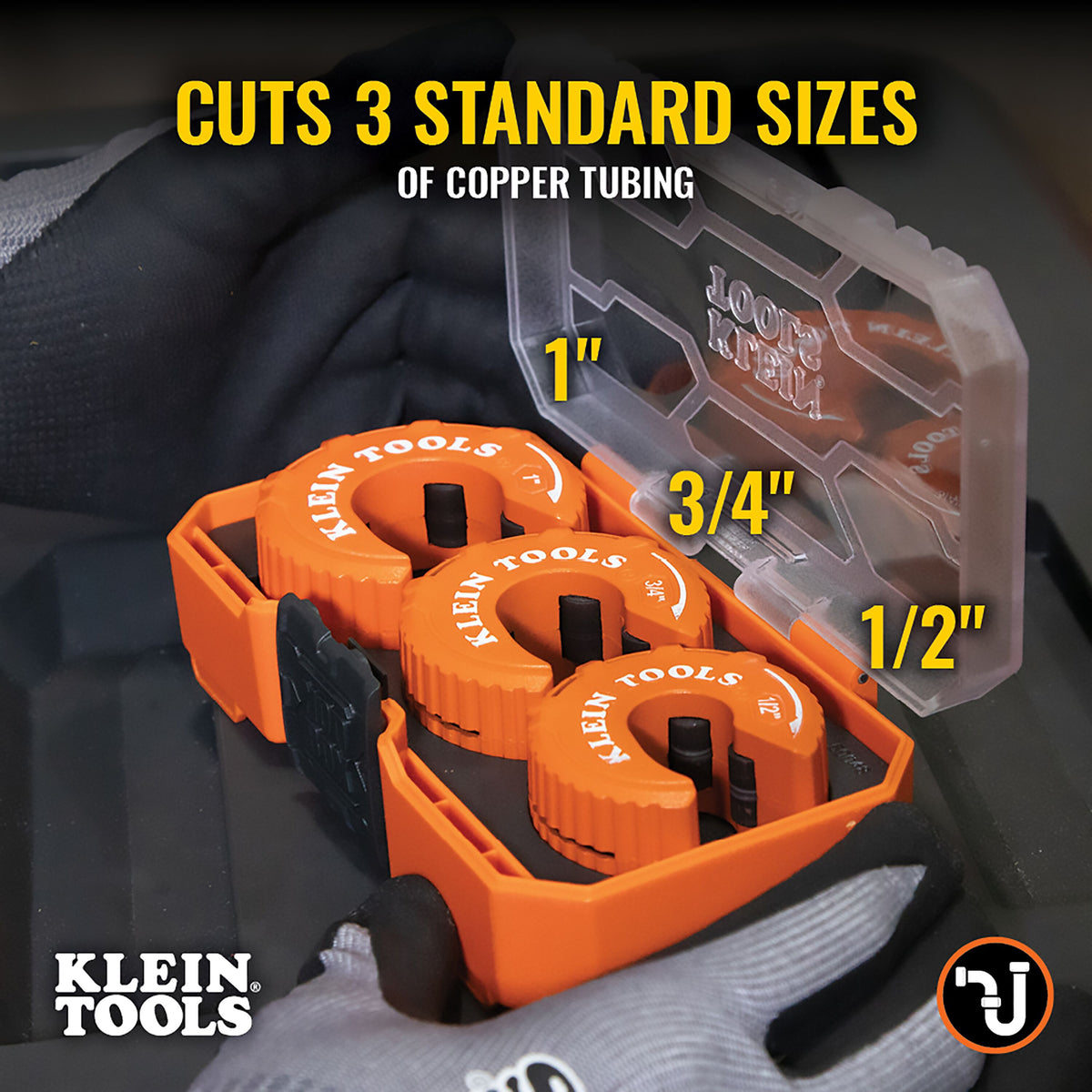 Klein C-style copper tubing cutter set in MODbox compatible case - view 6