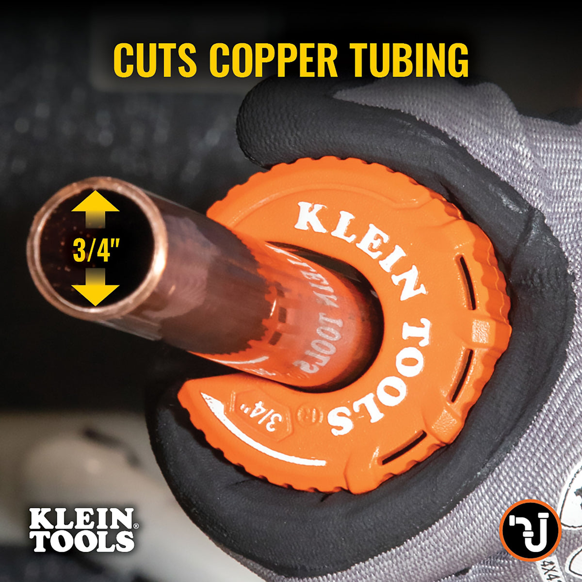 Klein 3/4-in. C-style copper tubing cutter - view 7