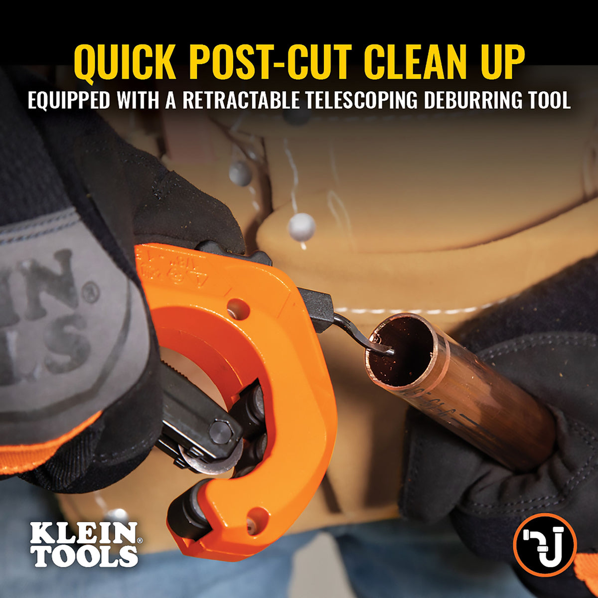 Klein 1-5/8-in. Quick-Adjust Tubing Cutter (50061) feature detail