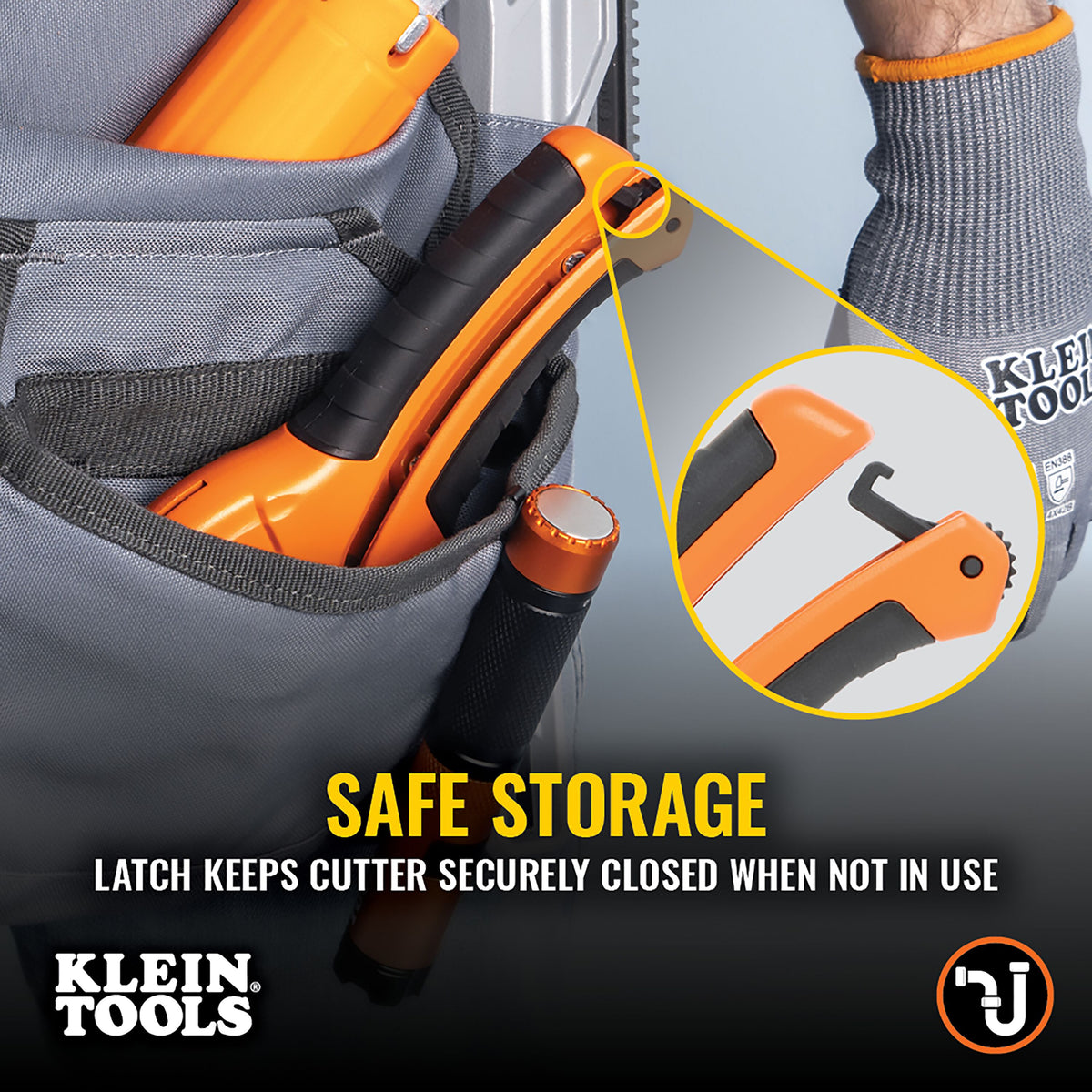 Klein 1-1/4-in. Ratcheting PVC Pipe Cutter (50063) feature detail
