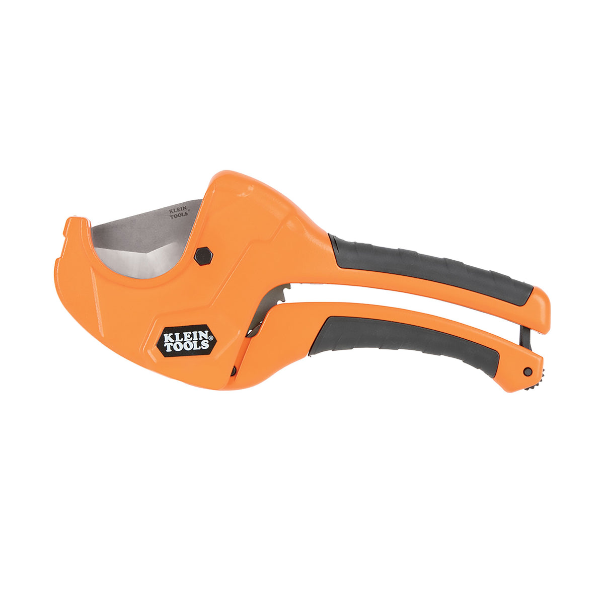 Klein 1-1/4-in. Ratcheting PVC Pipe Cutter (50063) closed front view