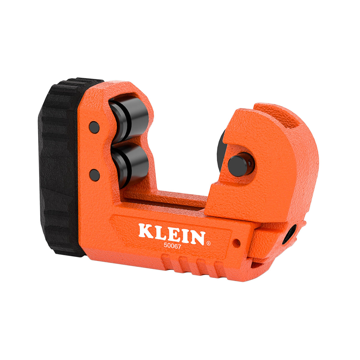 Klein Tools 50067 7/8-inch micro tubing cutter with black T-handle knob