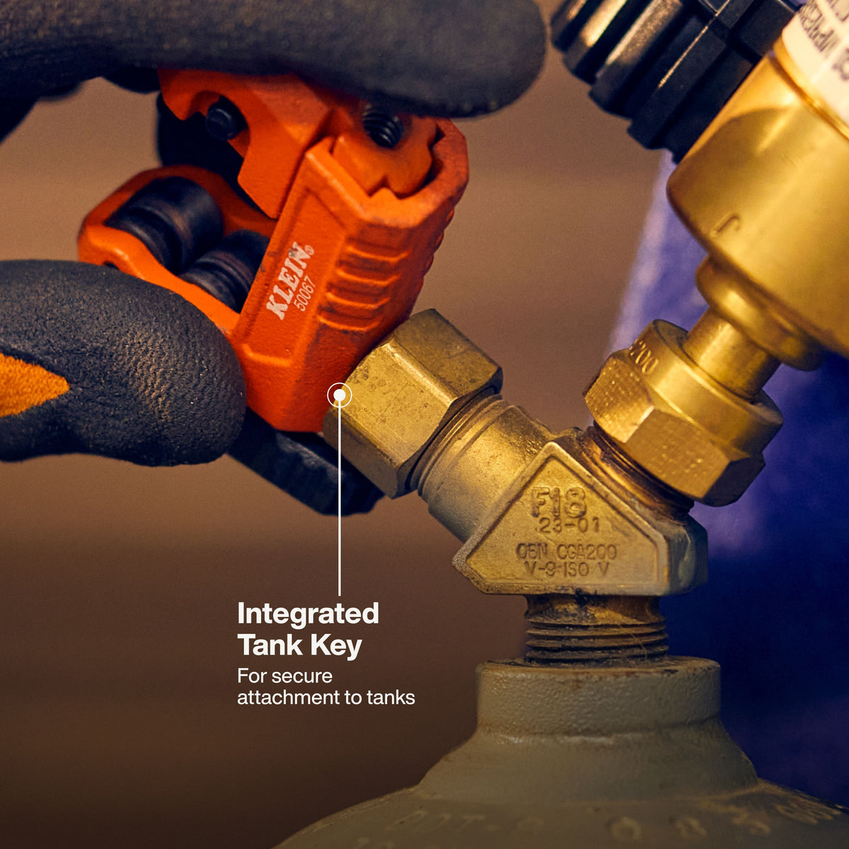 Klein Tools 50067 micro tubing cutter sliding T-handle for added leverage