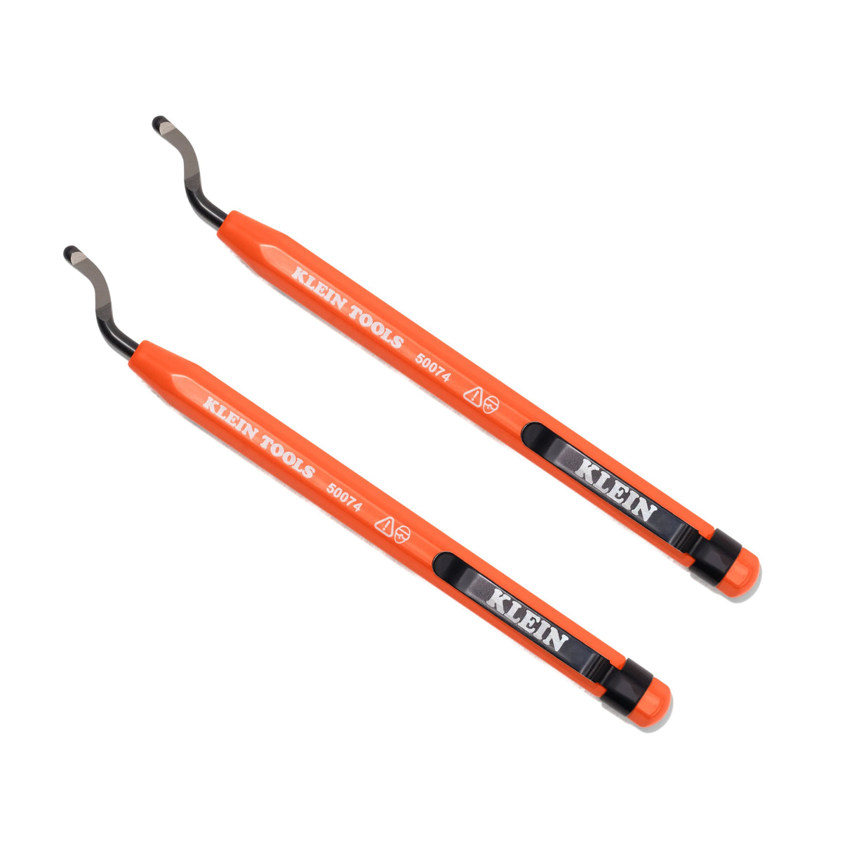 Klein Tools 50074 reaming pen 2-pack, pen-style pipe deburring tool with pocket clip