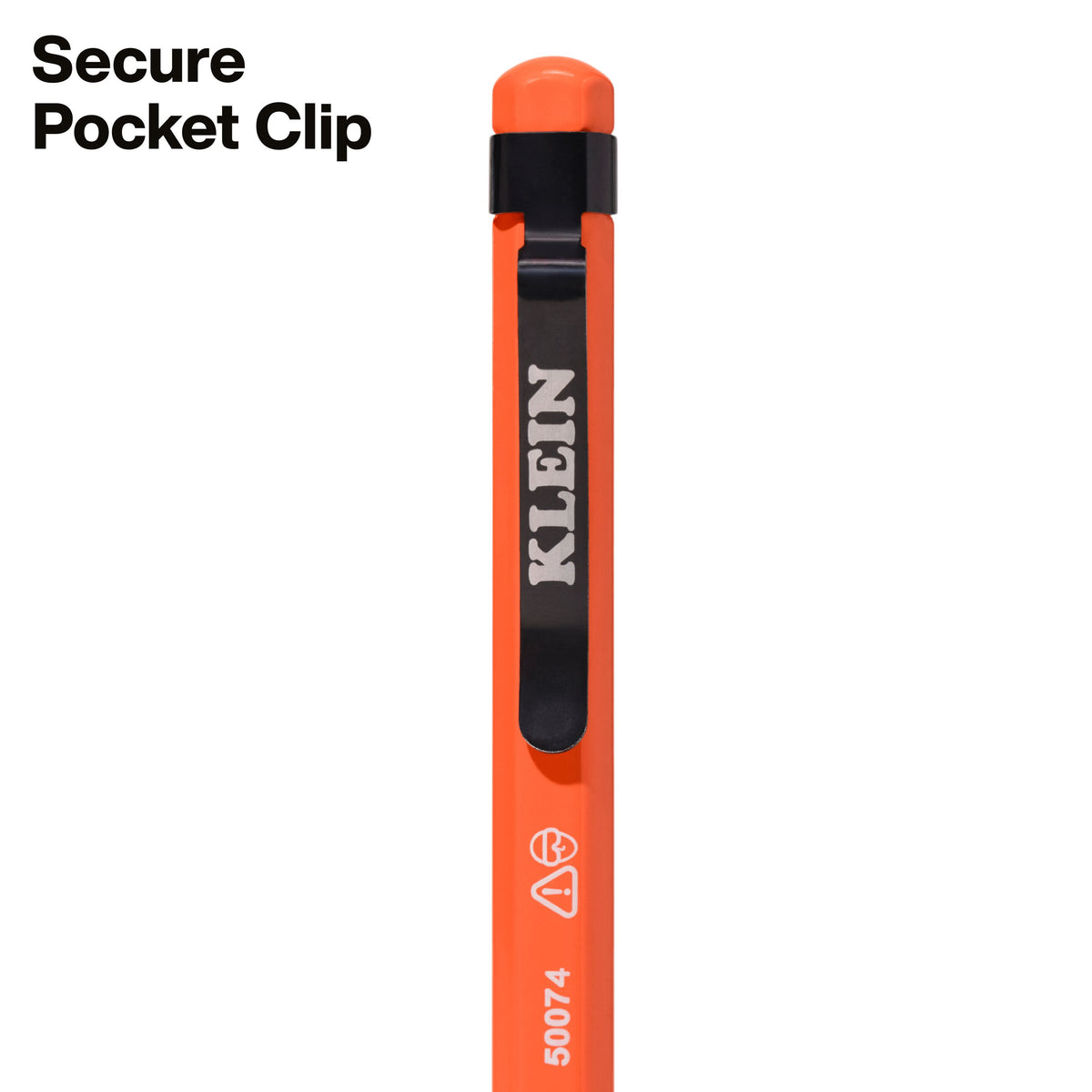 Klein Tools 50074 reamer pen pocket clip with retaining lip